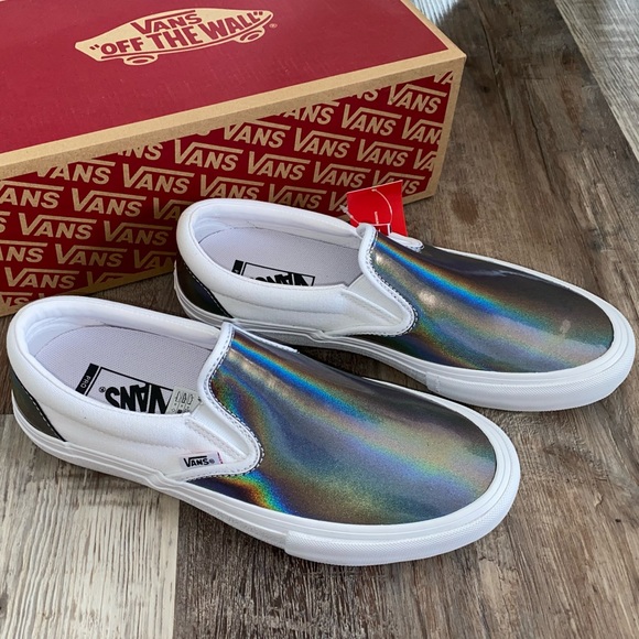 Vans Shoes - Vans iridescent slip on shoes sneakers